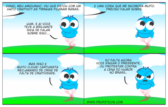 hiato criativo clichê