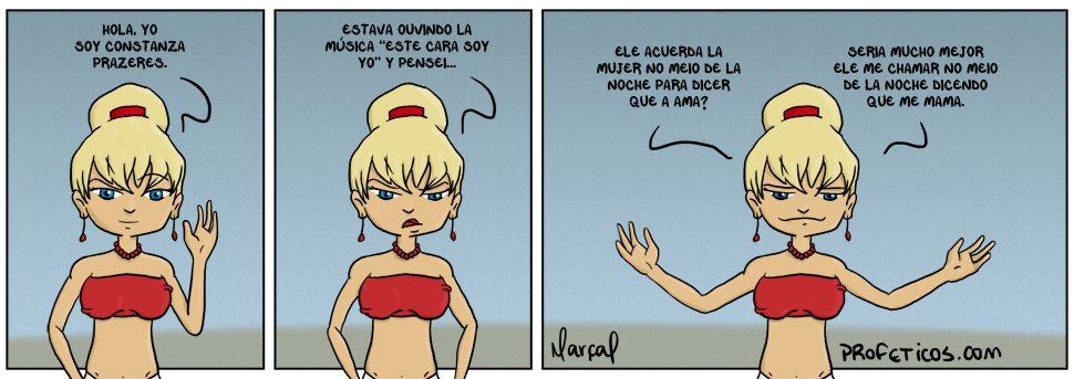 Constanza Prazeres e el cara esse cara sou eu roberto carlos