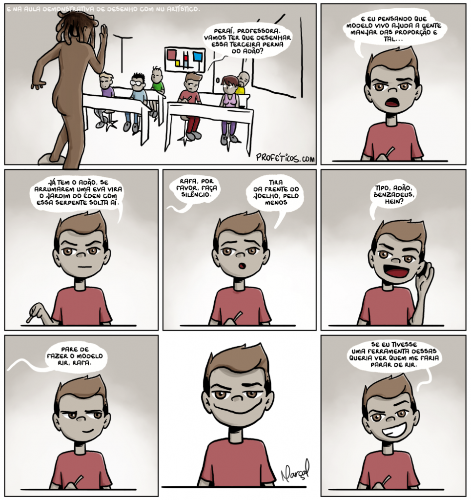 Nichos e a aula demonstrativa de desenho 3