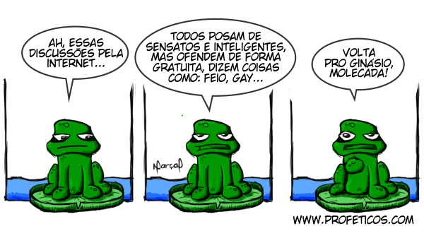 Discutindo na Internet