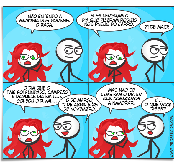 Samira nao entende a memoria dos homens