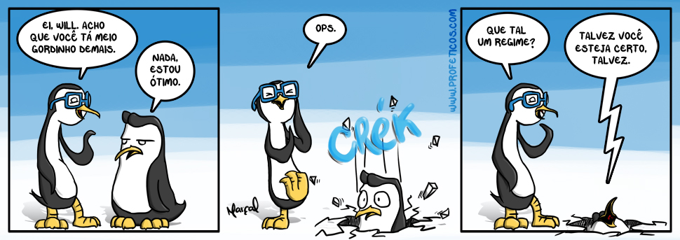 Will e Wes em Acho que você tá meio gordinho