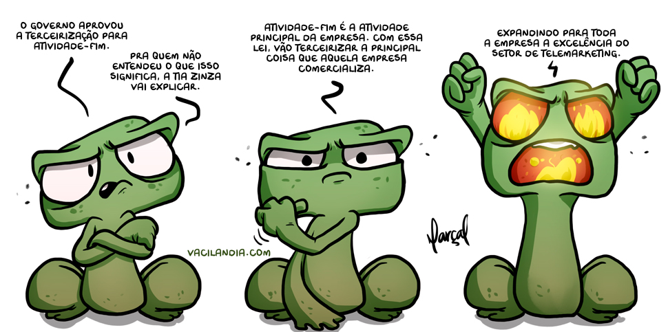 Zinza e a terceirizacao