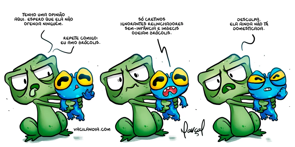 Rã Zinza e a opiniao selvagem