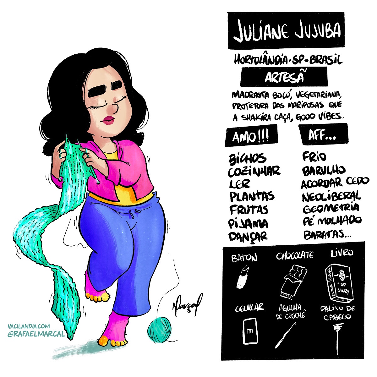 Inspiração para personagem: Jujuba