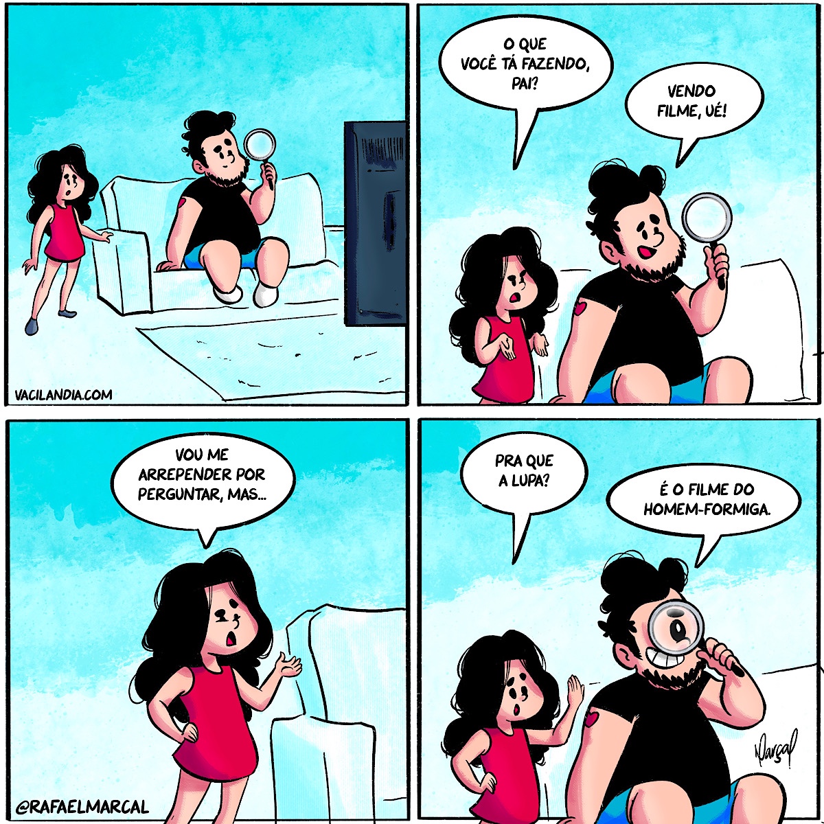 Bocó vendo filme